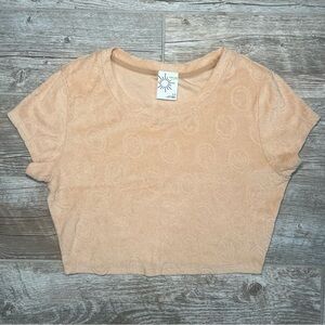 OFFLINE by AERIE Terrycloth Cropped Tee